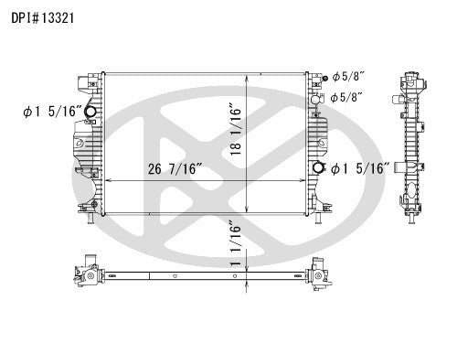 Koyorad Radiator A13321