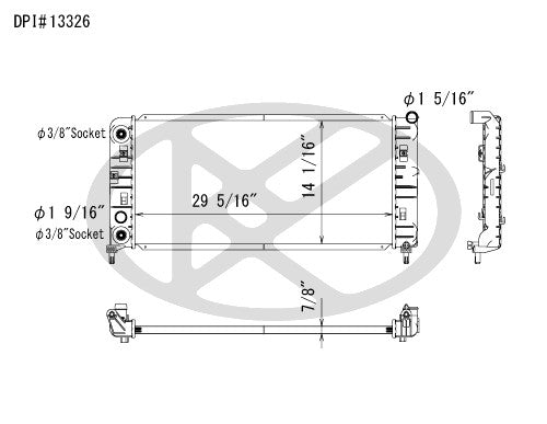 Koyorad Radiator A13326