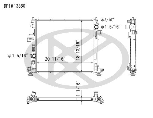 Koyorad Radiator A13350