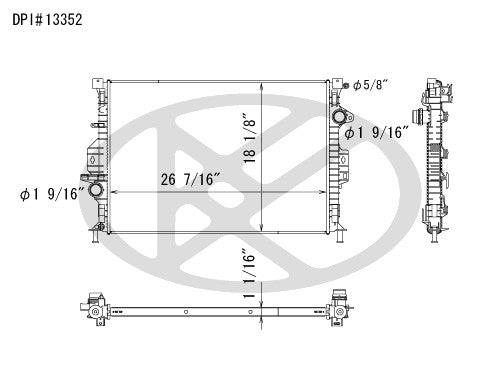 Koyorad Radiator A13352