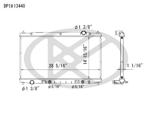 Koyorad Radiator A13440