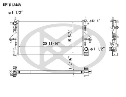 Koyorad Radiator A13448