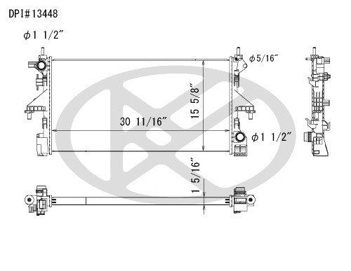 Koyorad Radiator A13448