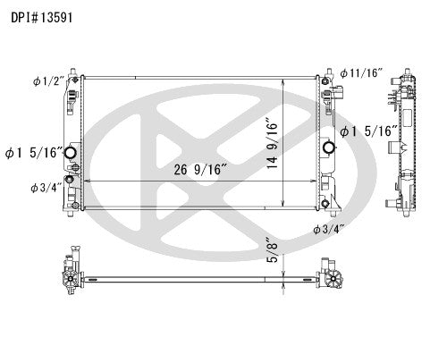 Koyorad Radiator A13591
