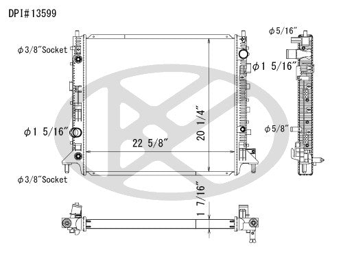 Koyorad Radiator A13599