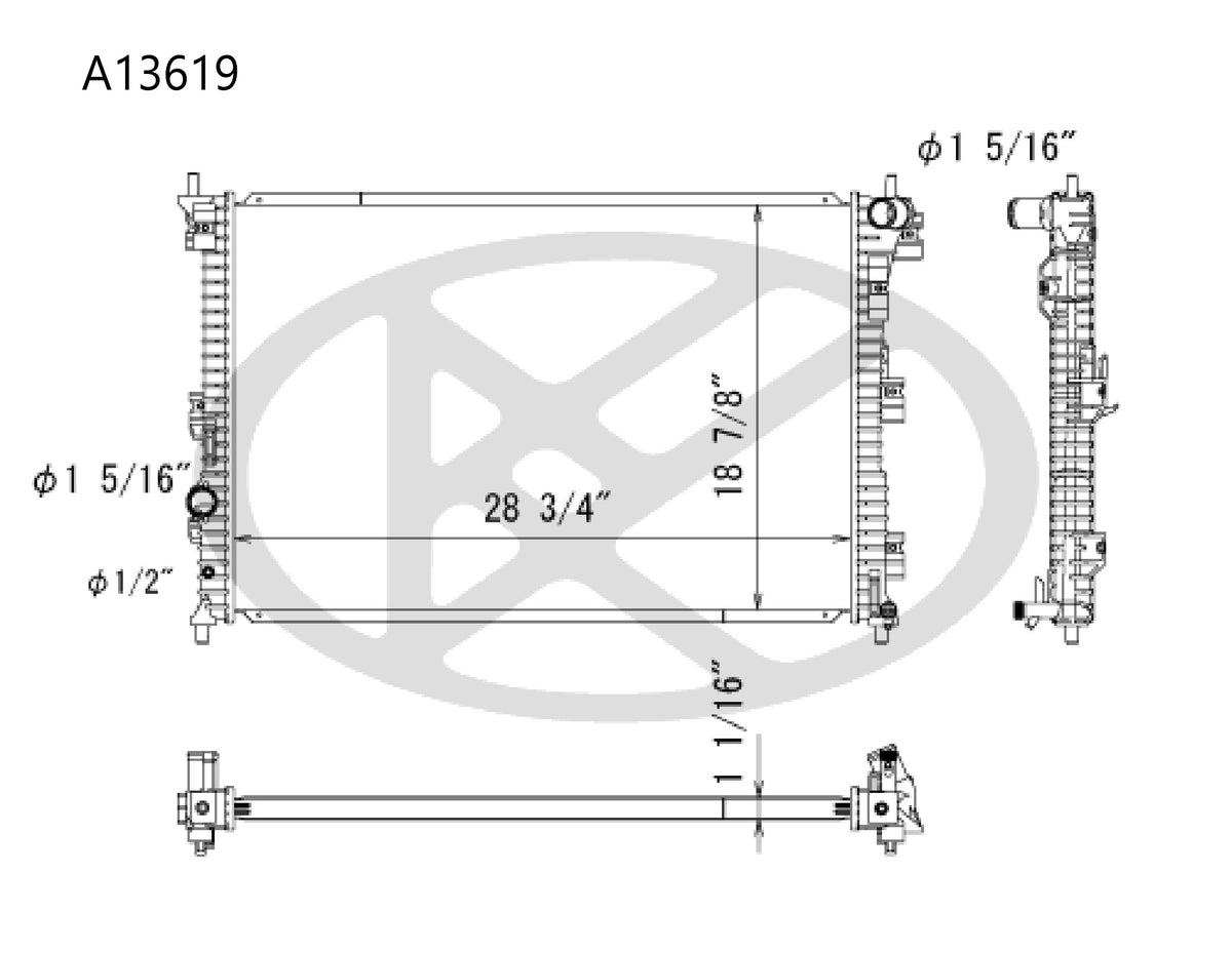 Koyorad Radiator A13619