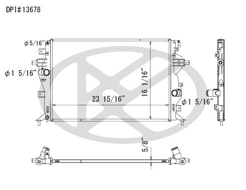 Koyorad Radiator A13678