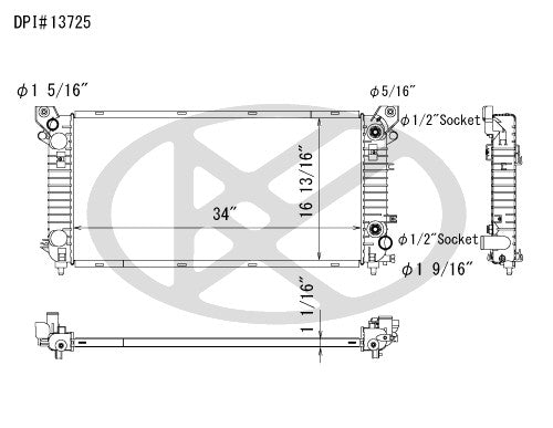 Koyorad Radiator A13725