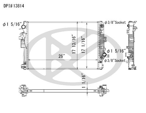 Koyorad Radiator A13814