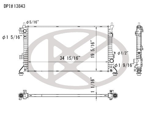 Koyorad Radiator A13843