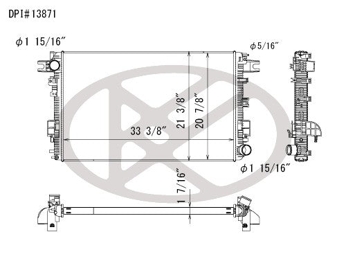 Koyorad Radiator A13871