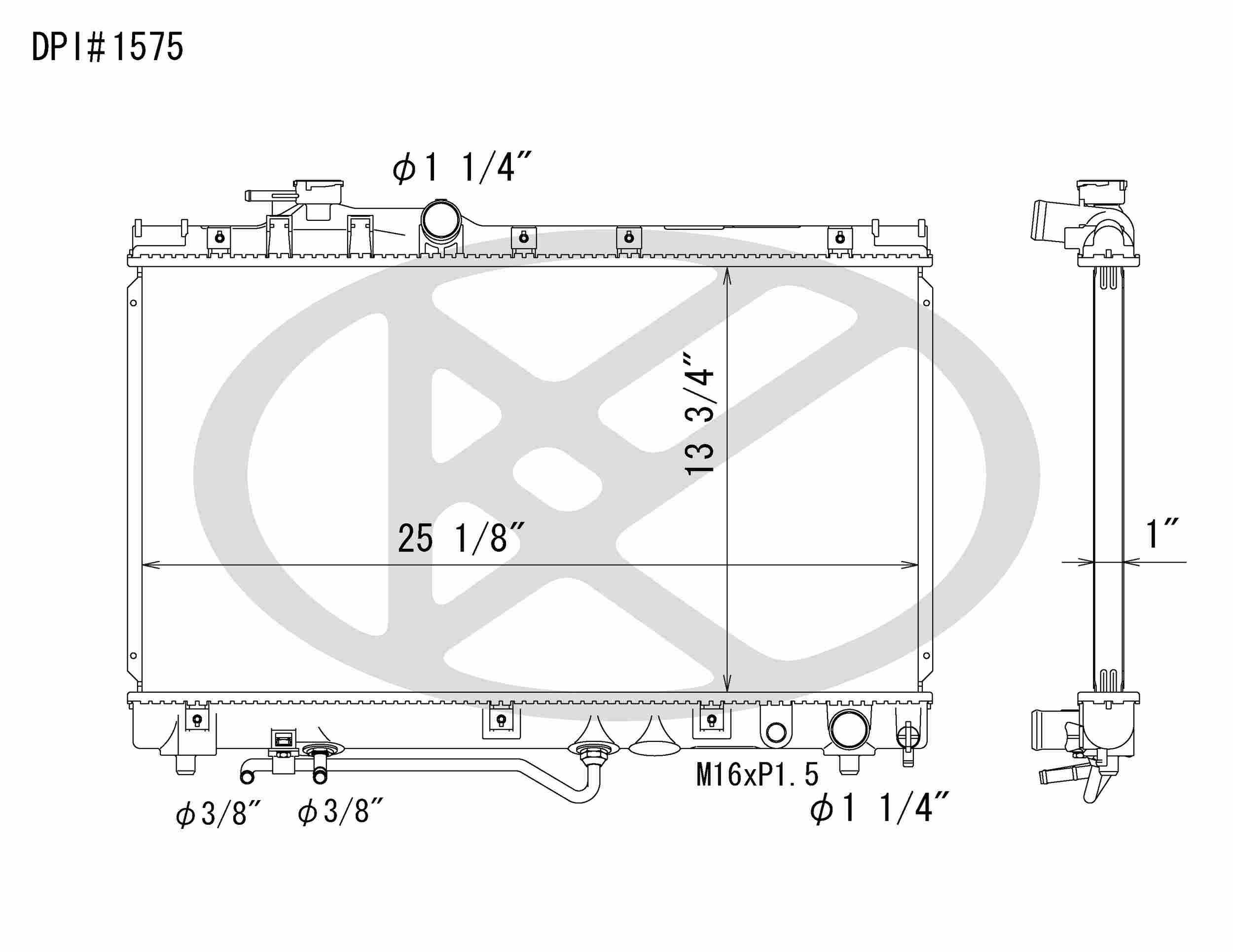 Koyorad OEM Replacement Radiator Toyota Celica 2.2L I4 AT 94-99