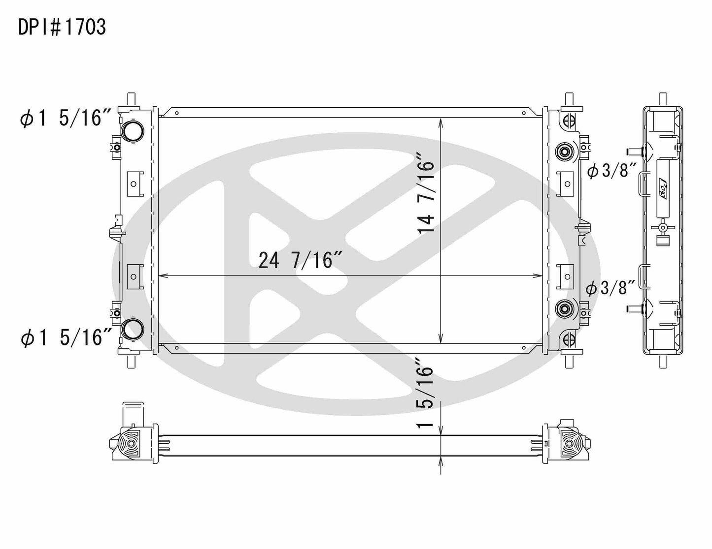 Koyorad Radiator A1703