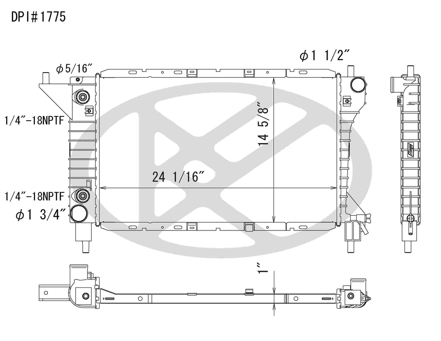 Koyorad Radiator A1775