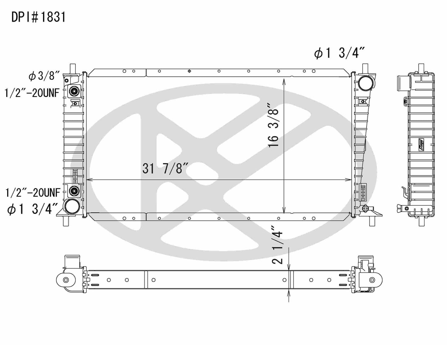 Koyorad Radiator A1831