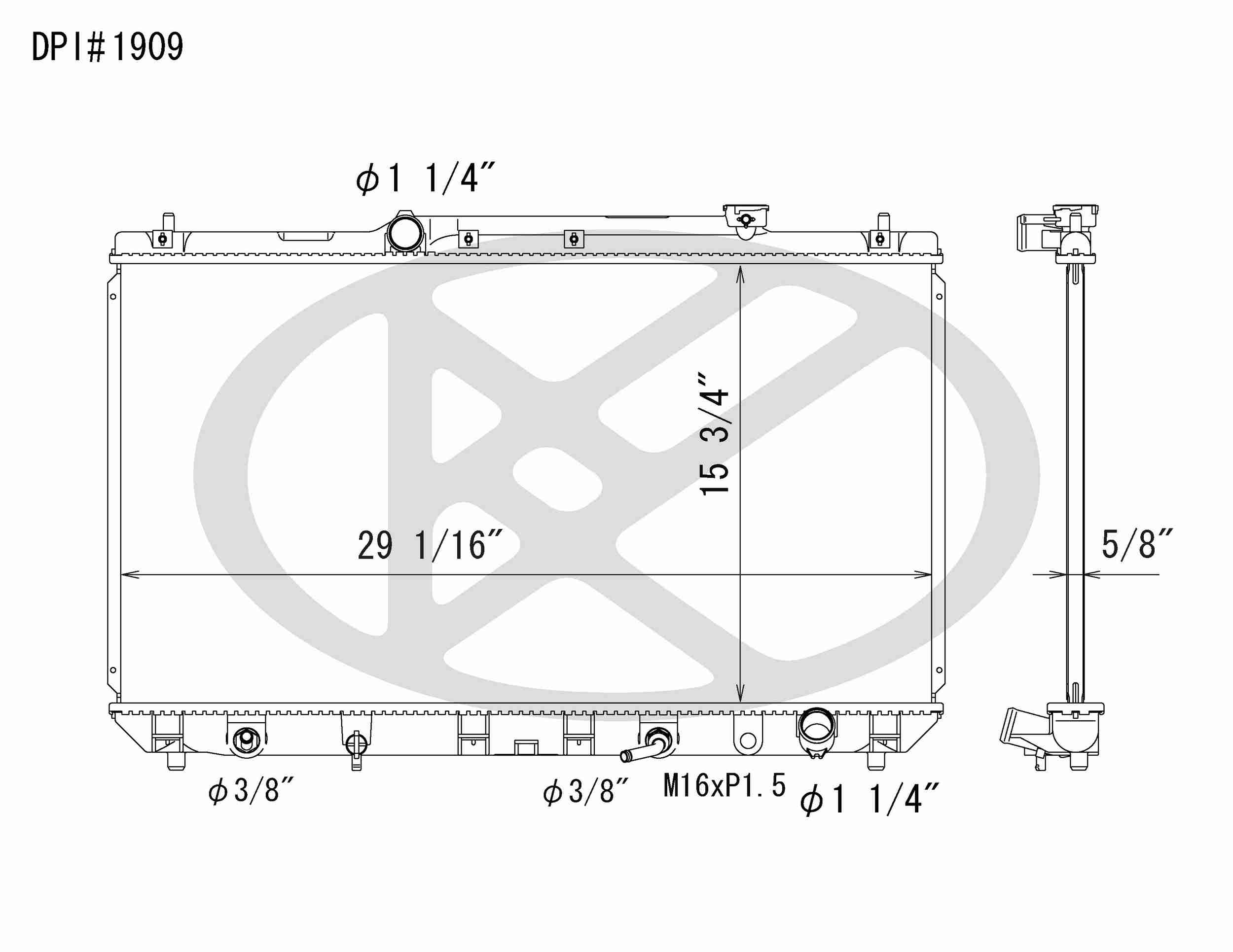 Koyorad OEM Replacement Radiator Lexus ES300 2.2L I4 AT 97-01