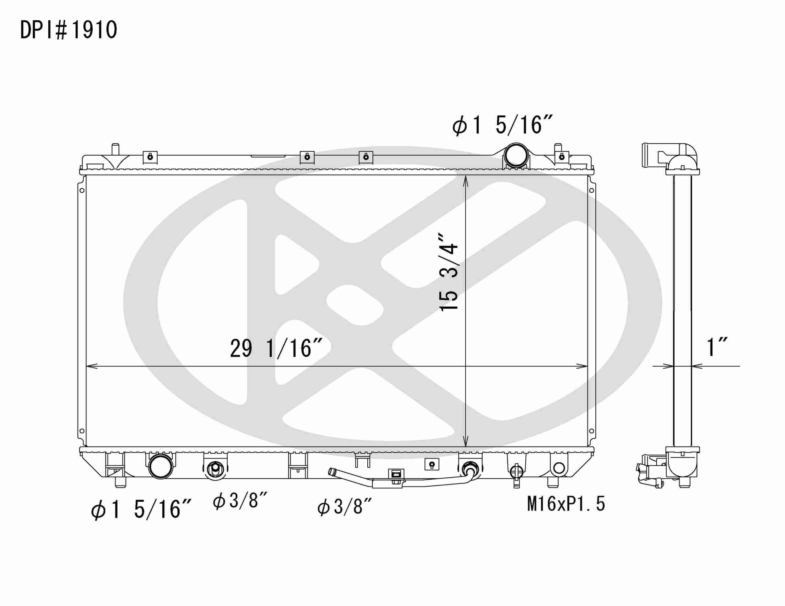 Koyorad OEM Replacement Radiator Lexus ES300 3.0L V6 AT 97-01