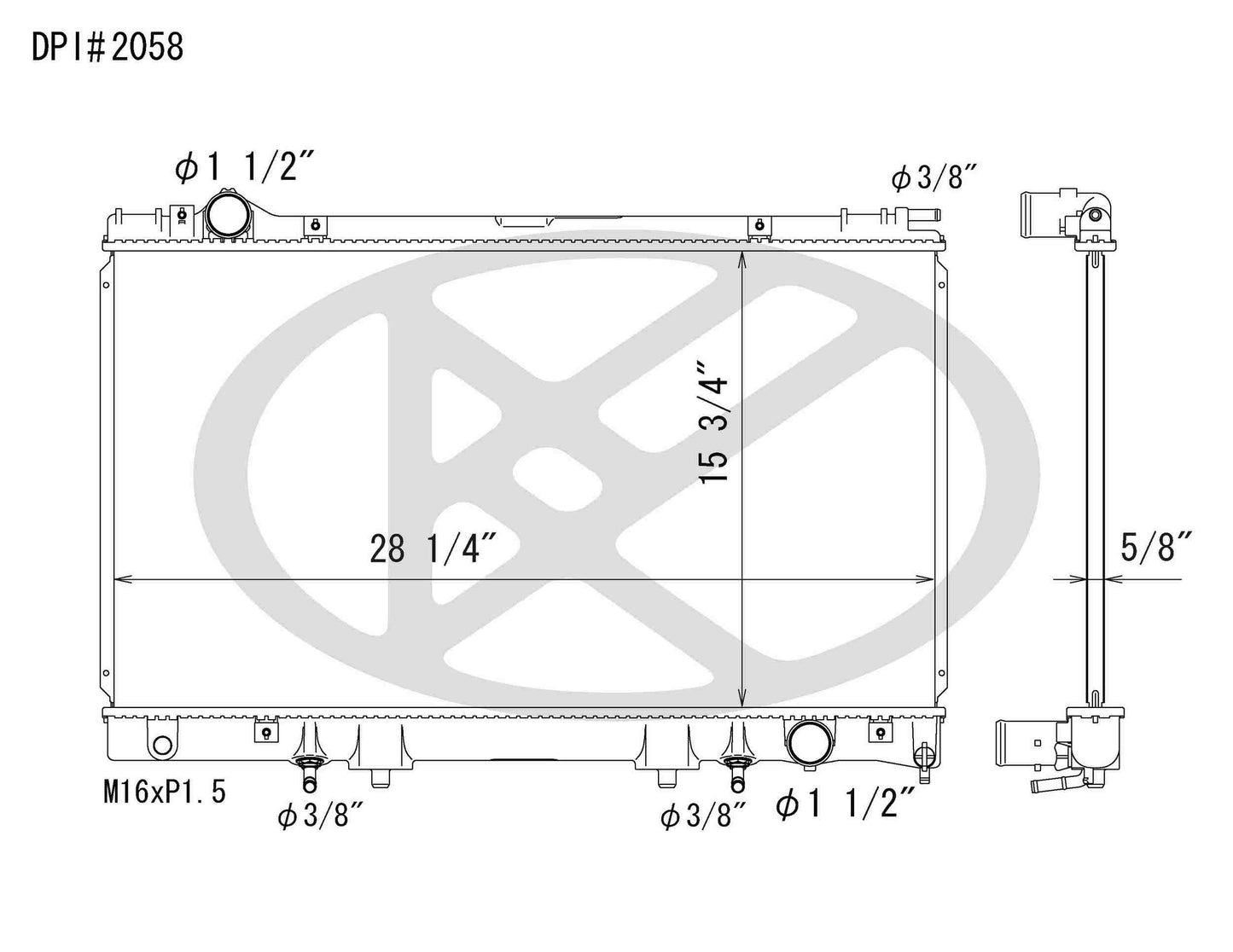 Koyorad OEM Replacement Radiator Lexus LS400 4.0L V8 AT 95-00