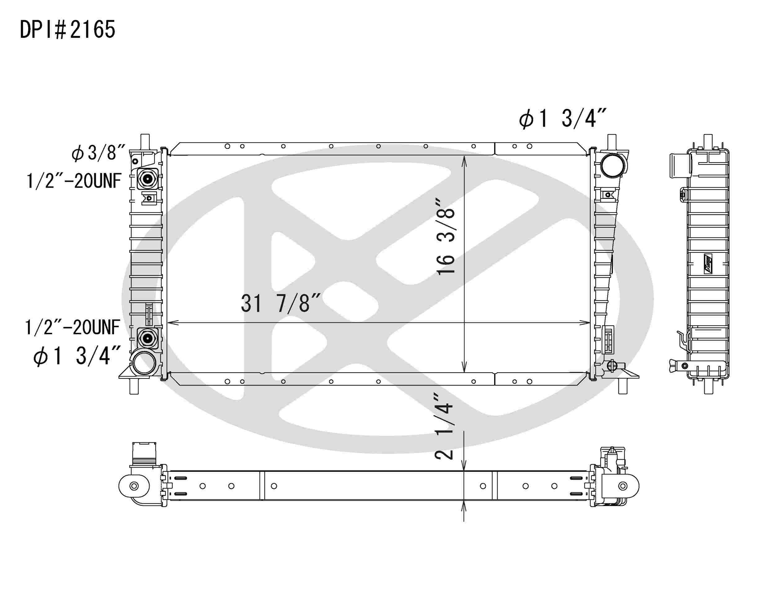 Koyorad OEM Replacement Radiator Ford Expedition 4.6L V8 AT 97-02