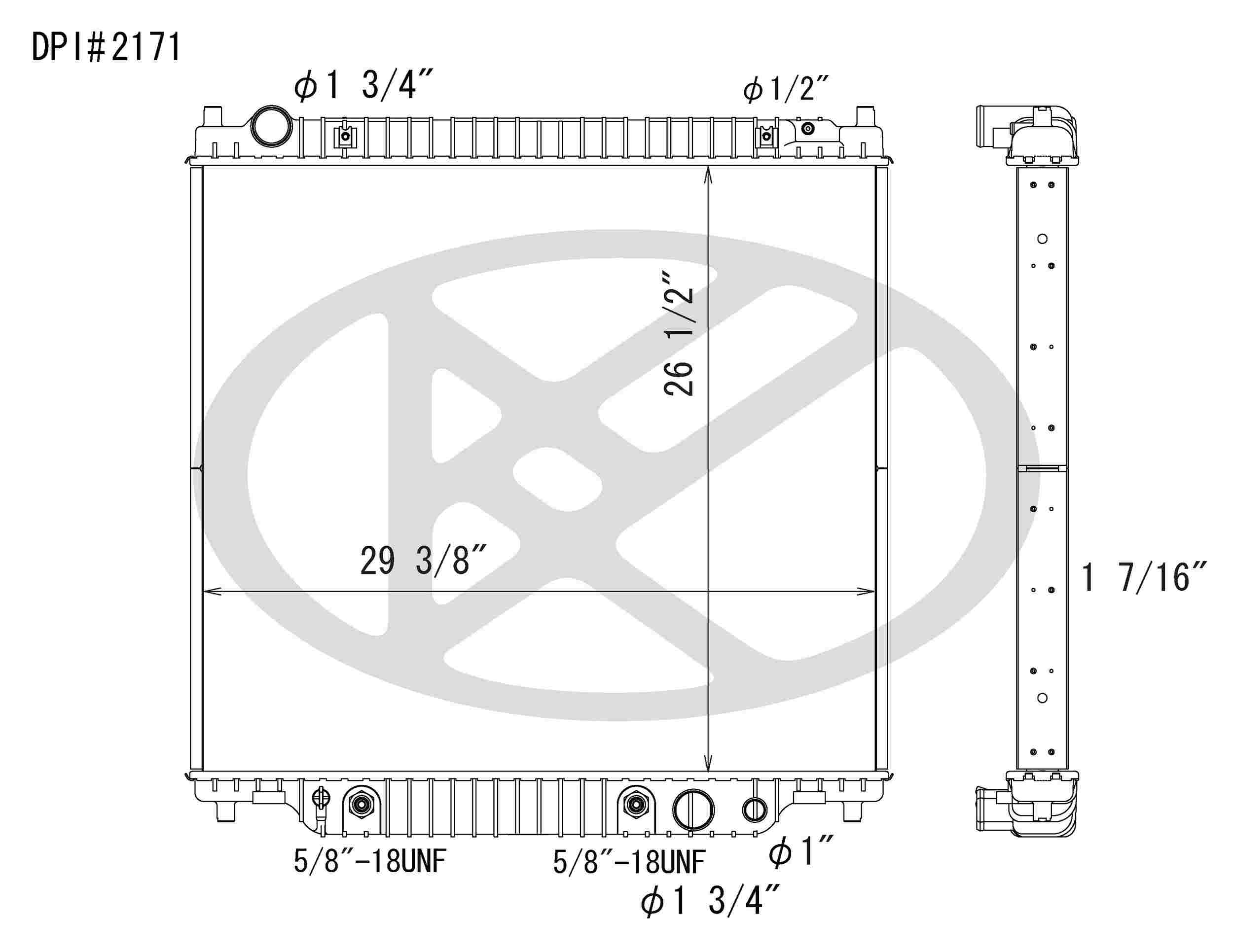 Koyorad OEM Replacement Radiator Ford Excursion 6.8L V10 AT 00-05