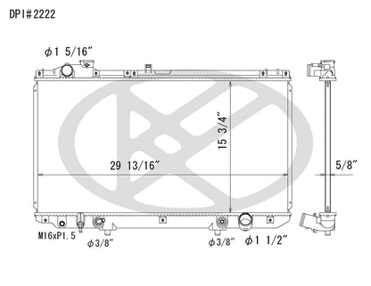 Koyorad OEM Replacement Radiator Lexus GS300 3.0L I6 AT 98-05