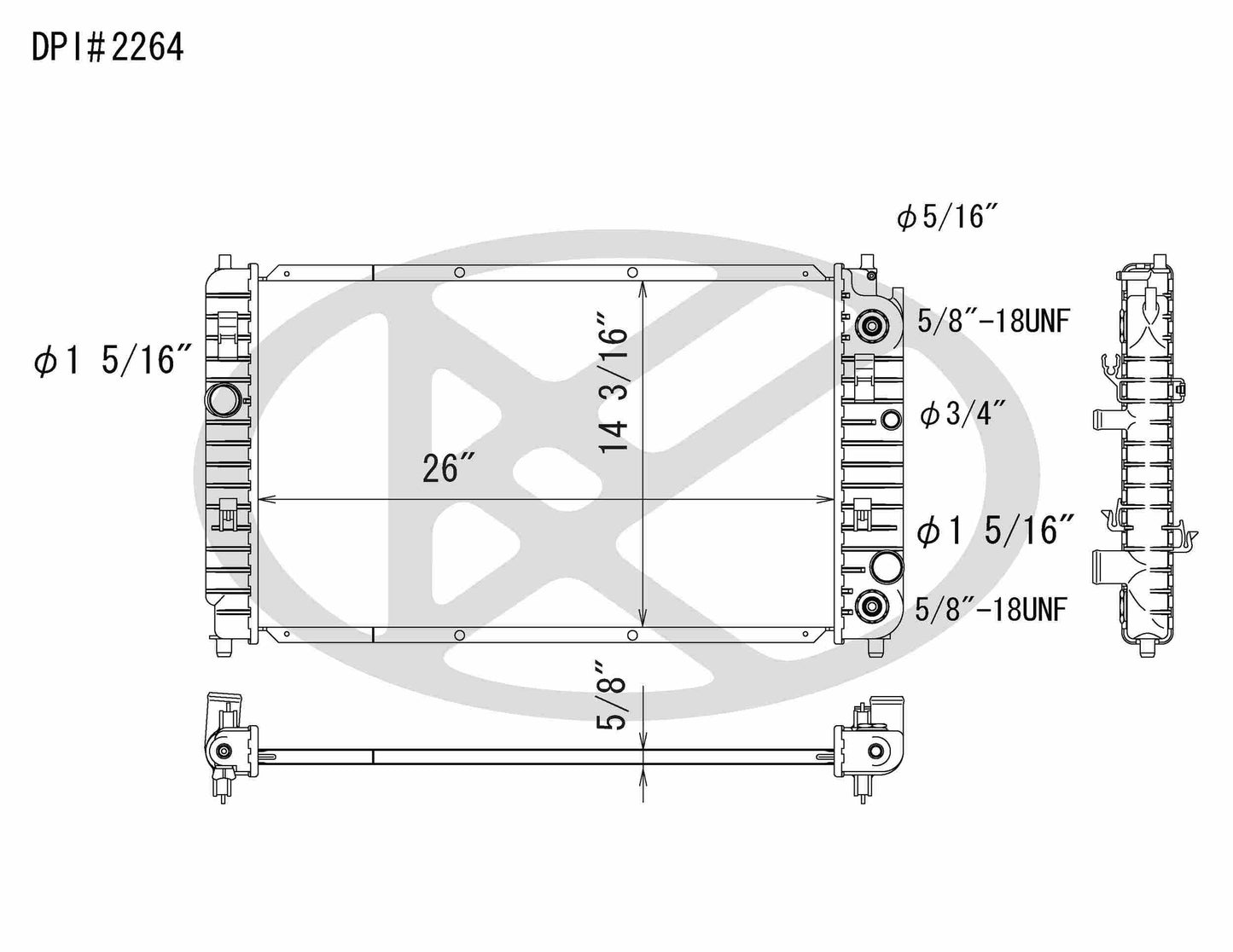 Koyorad Radiator A2264