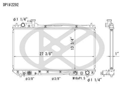 Koyorad OEM Replacement Radiator Toyota RAV4 2.0L I4 AT 98-00