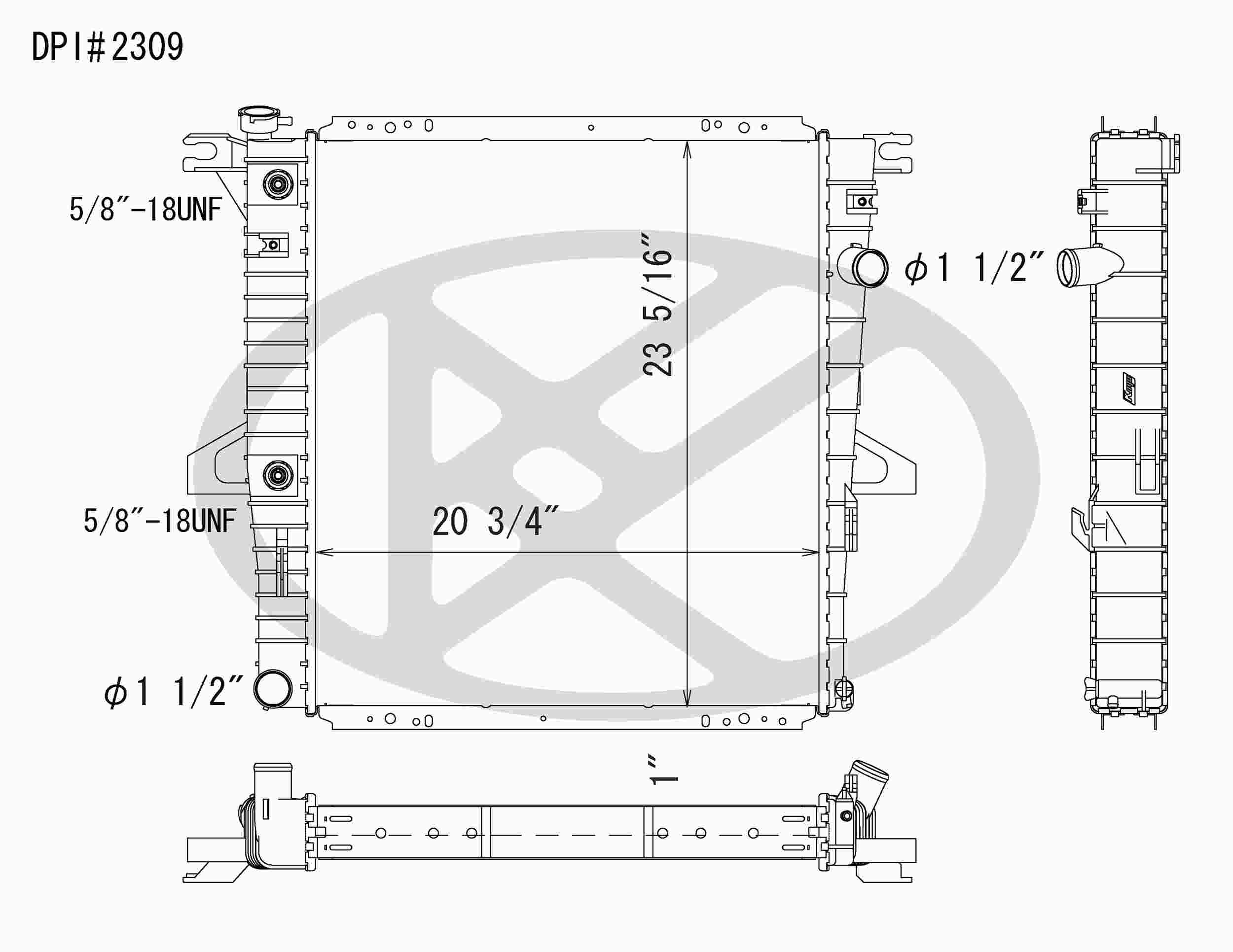 Koyorad OEM Replacement Radiator Ford Explorer 4.0L V6 AT 00-03