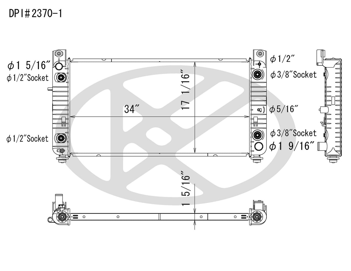Koyorad Radiator A2370-1