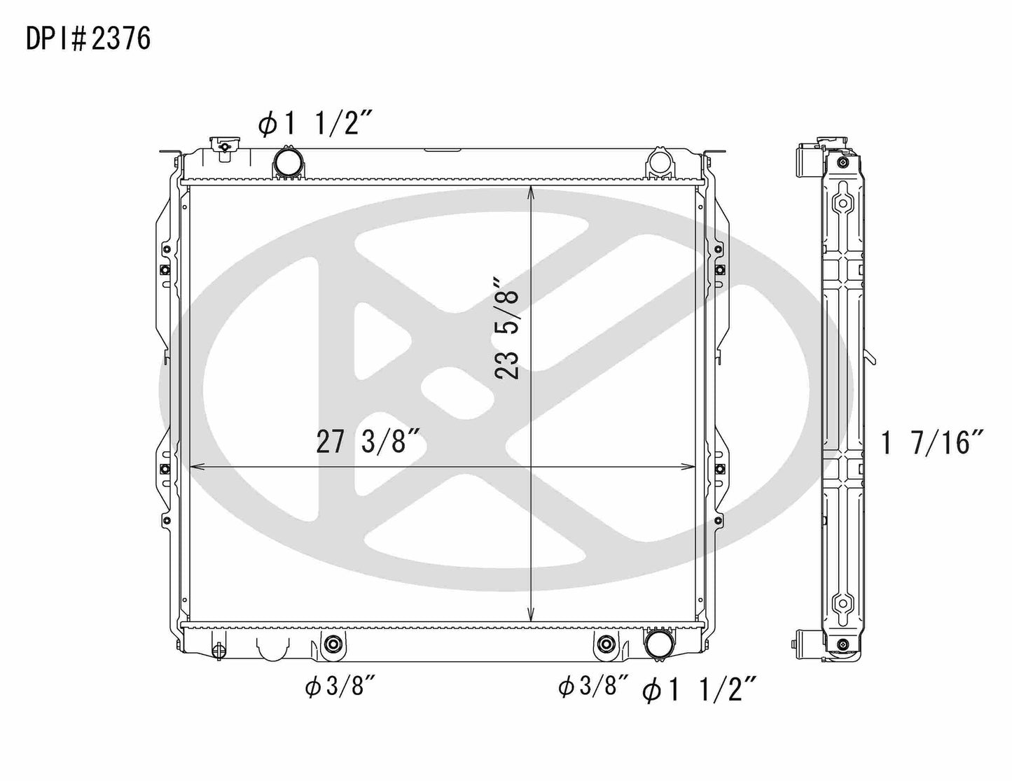 Koyorad OEM Replacement Radiator Toyota Sequoia 4.7L V8 AT 01-07