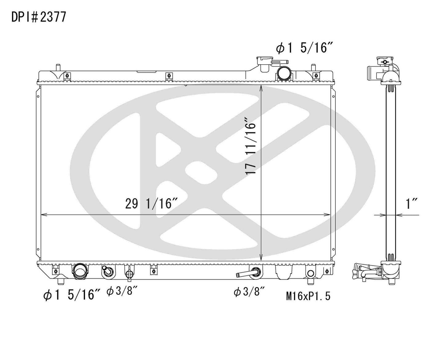 Koyorad OEM Replacement Radiator Toyota Highlander 3.0L V6 AT 01-03