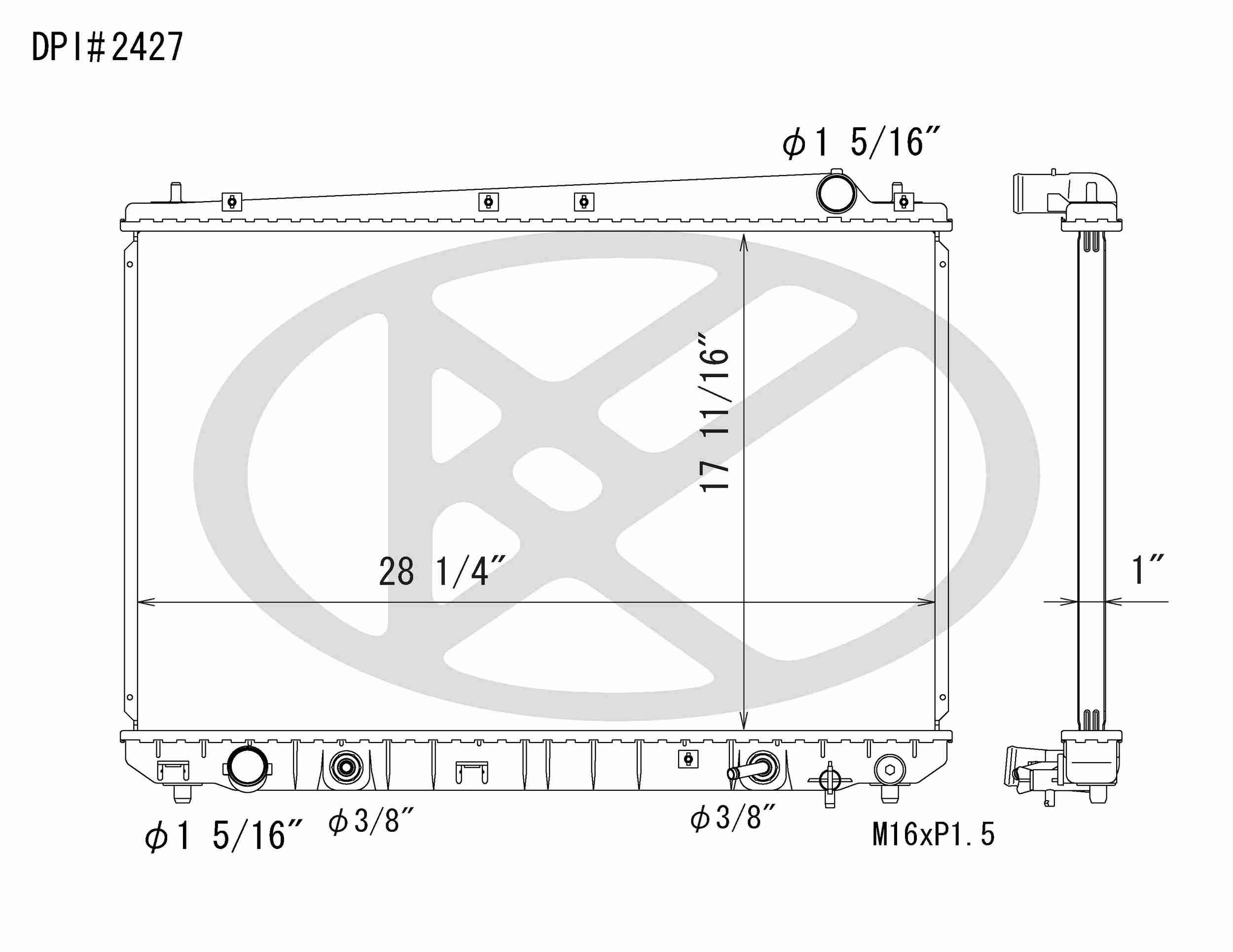 Koyorad OEM Replacement Radiator Toyota Sienna 3.0L V6 AT 98-03