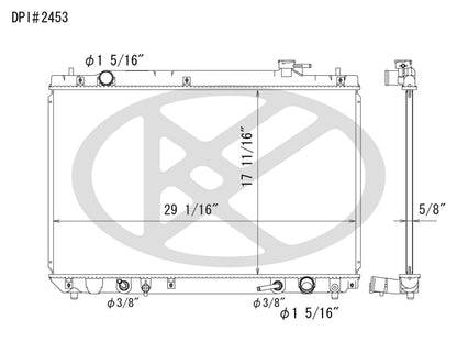 Koyorad OEM Replacement Radiator Toyota Highlander 2.4L I4 AT 01-07
