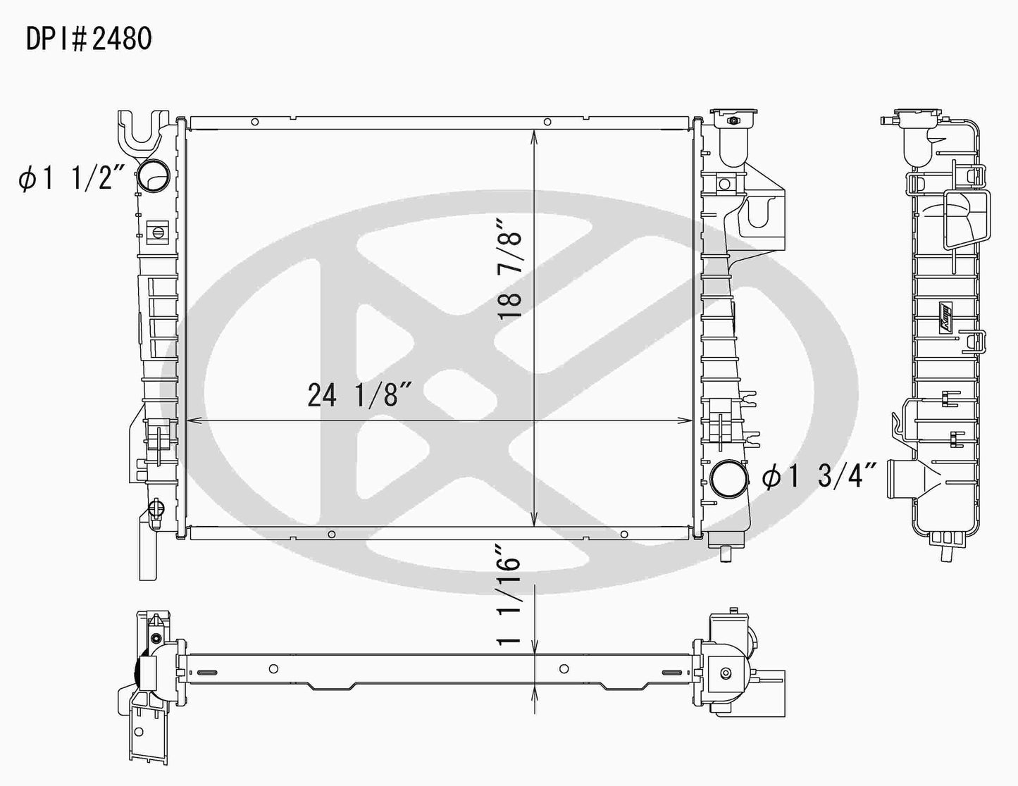 Koyorad Radiator A2480