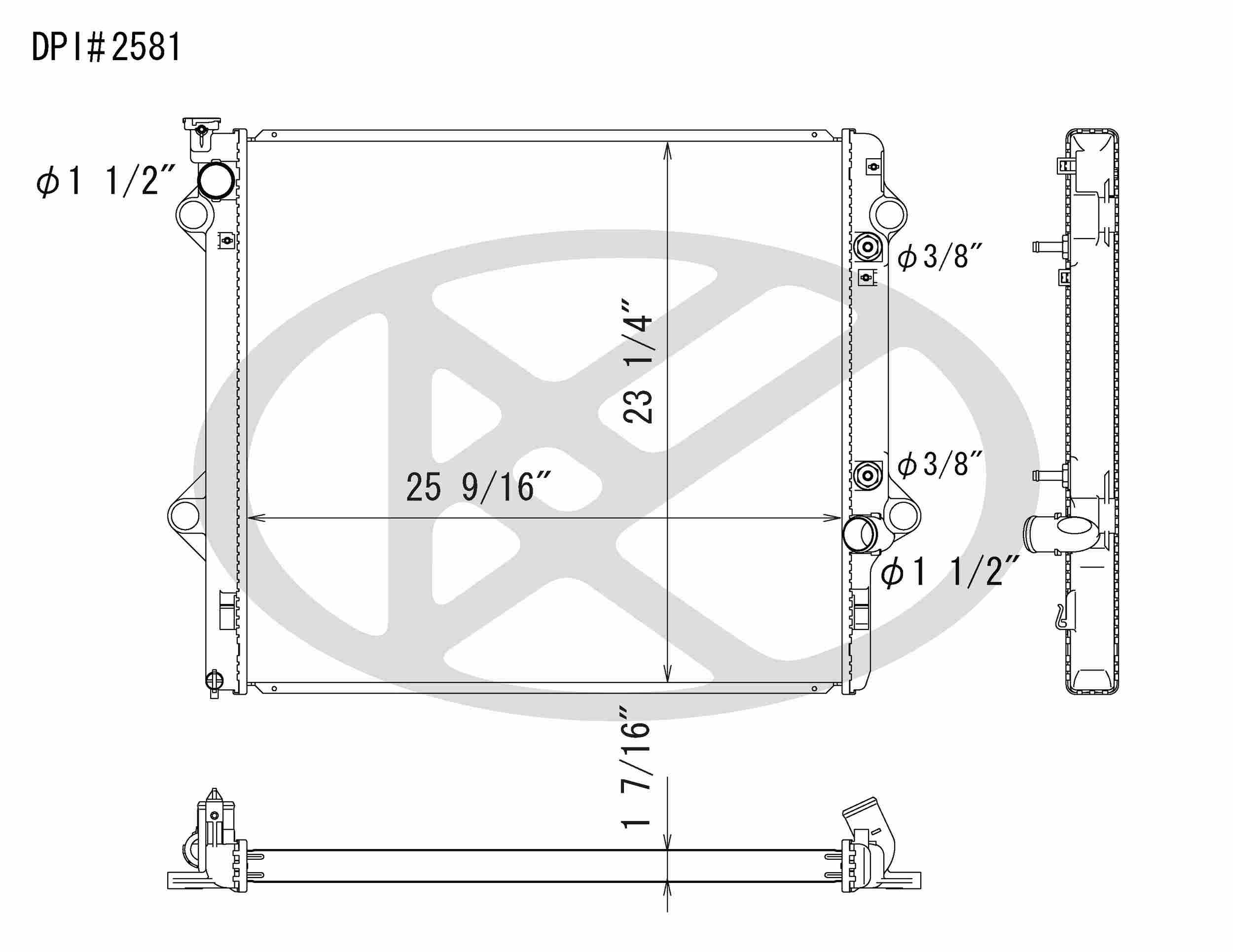 Koyorad OEM Replacement Radiator Toyota 4Runner 4.7L V8 AT 03-09