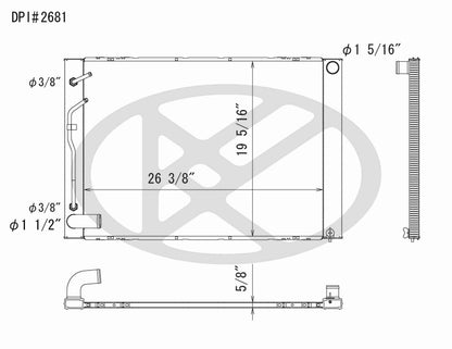 Koyorad OEM Replacement Radiator Toyota Sienna 3.3L V6 AT 04-05