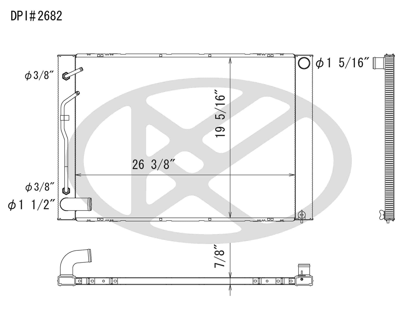 Koyorad OEM Replacement Radiator Toyota Sienna 3.3L V6 AT 04-05