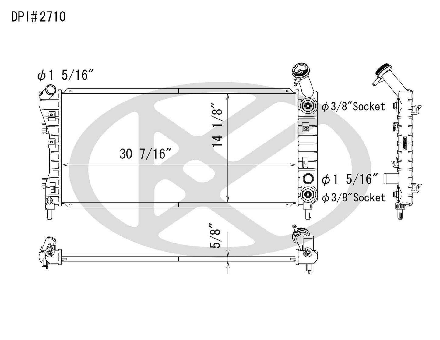 Koyorad Radiator A2710
