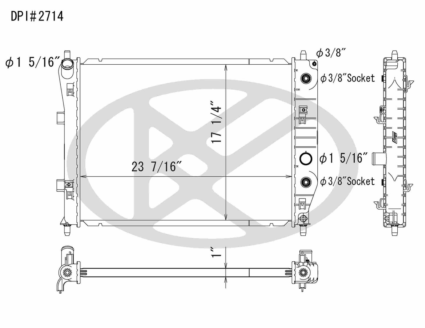 Koyorad Radiator A2714