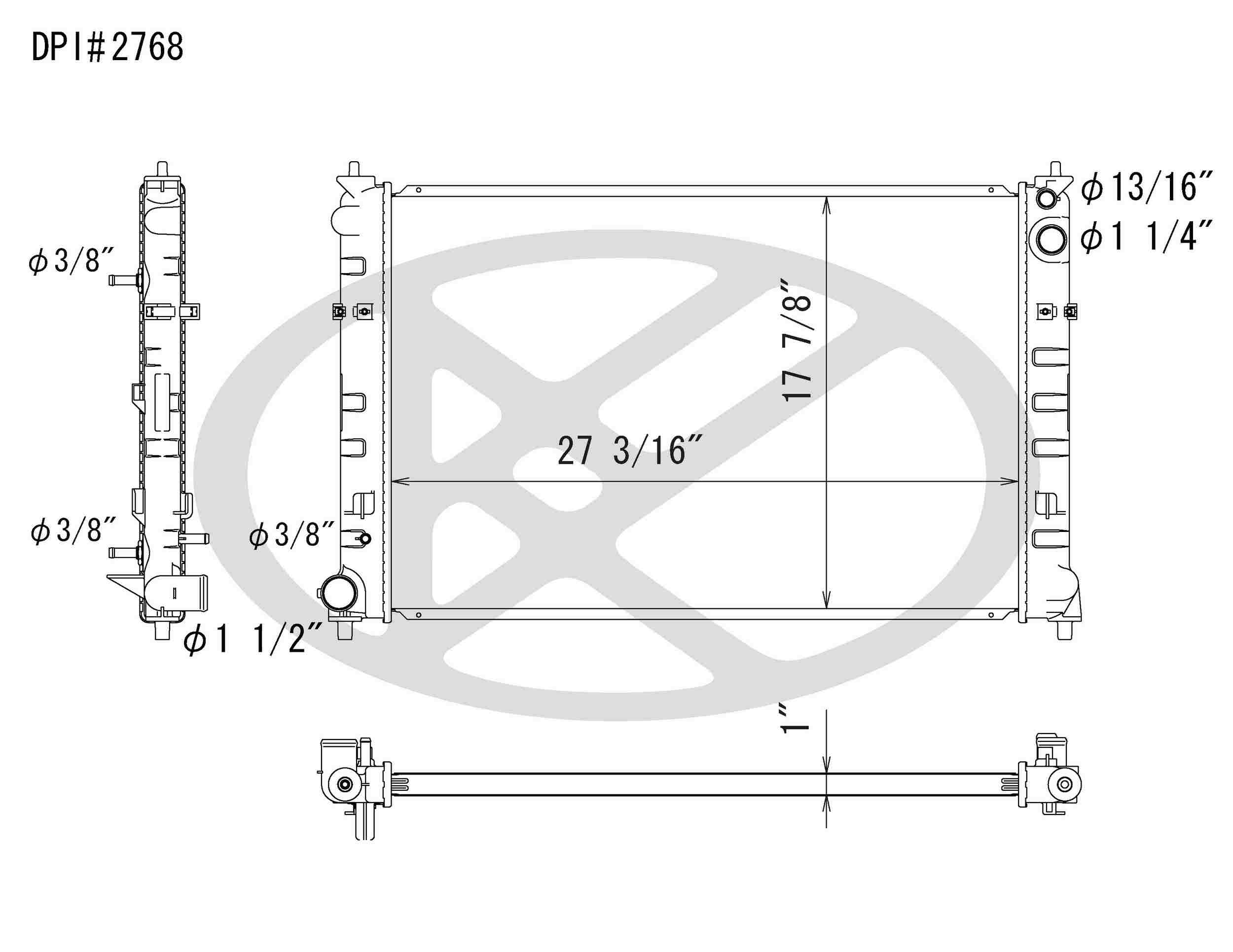 Koyorad OEM Replacement Radiator Mazda MPV 3.0L V6 AT 02-06