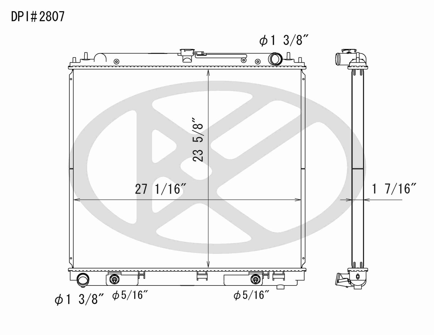 Koyorad OEM Replacement Radiator Nissan Frontier 4.0L V6 AT 05-11