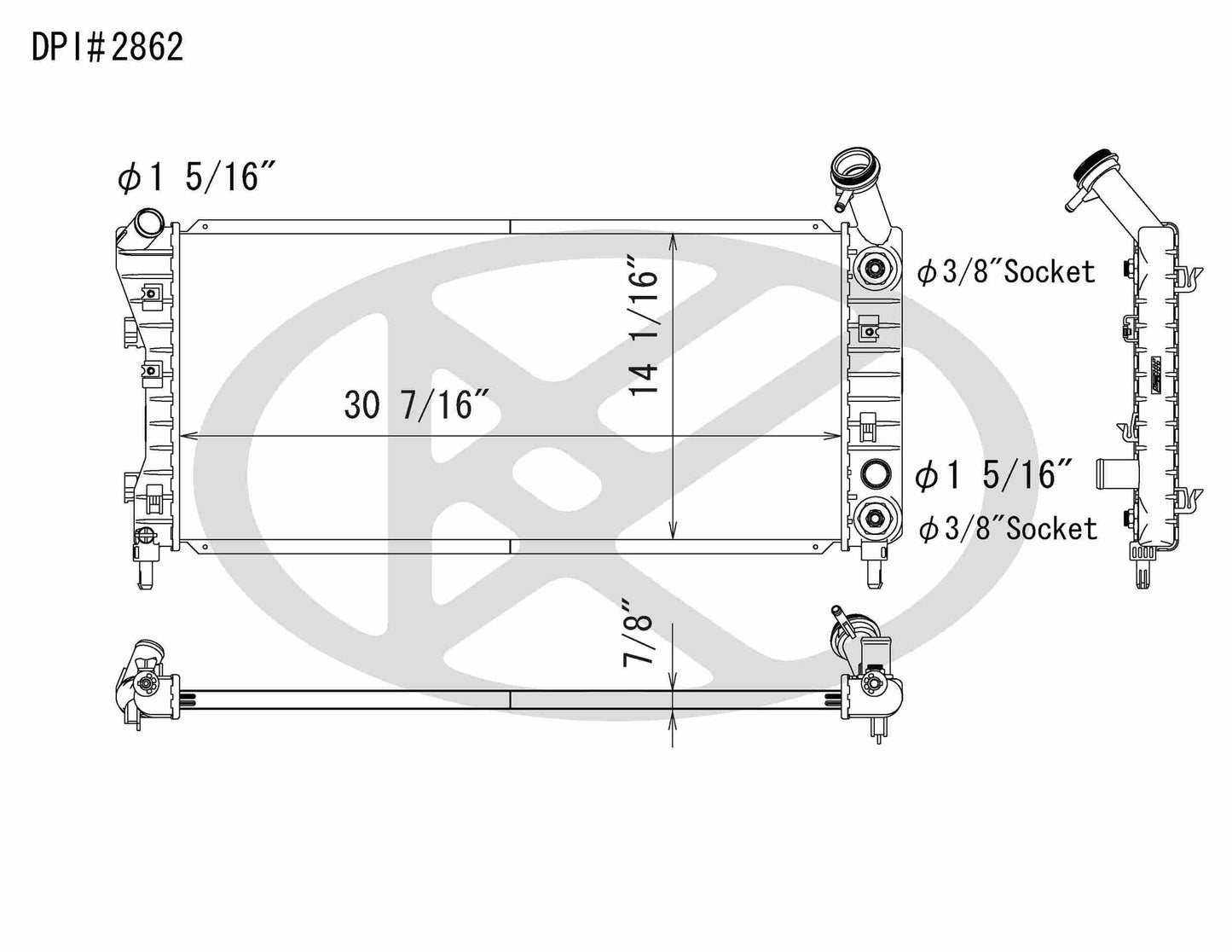 Koyorad Radiator A2862
