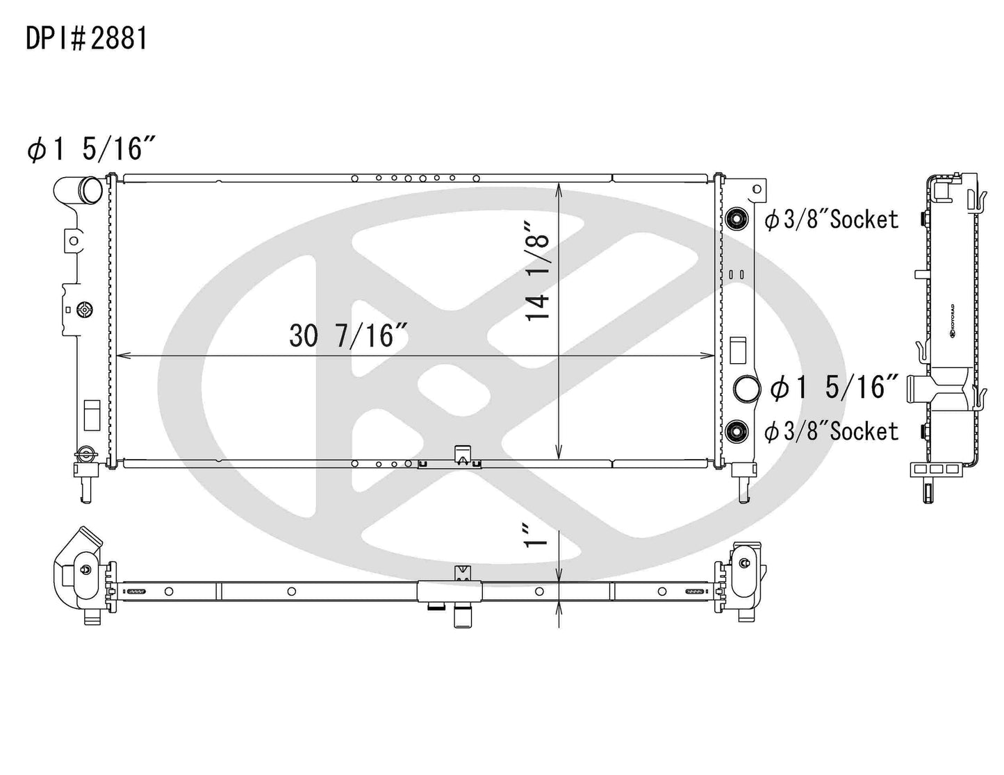 Koyorad Radiator A2881