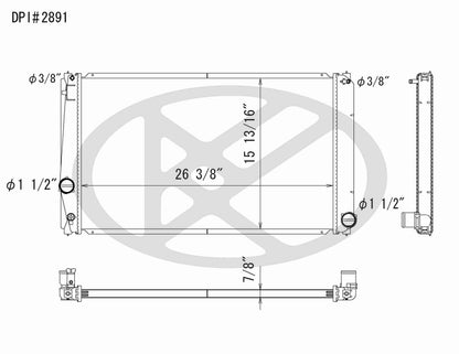 Koyorad OEM Replacement Radiator Toyota RAV4 2.4L I4 AT 06-08