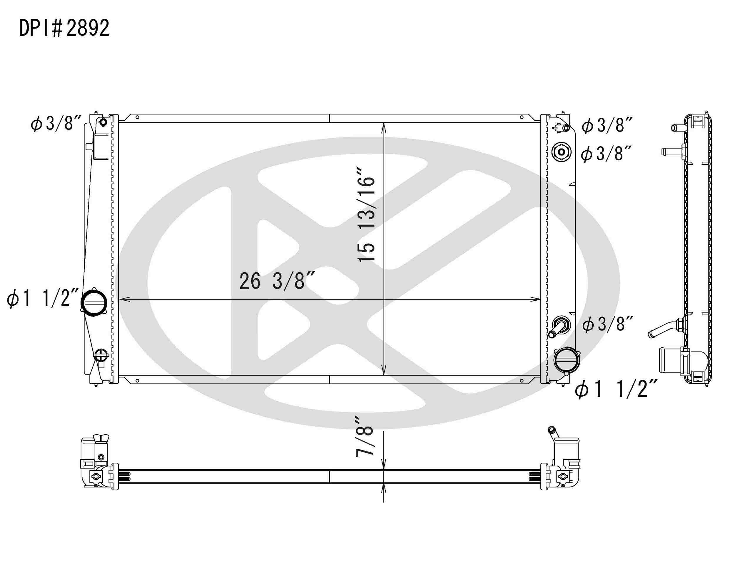 Koyorad OEM Replacement Radiator Toyota RAV4 3.5L V6 AT 06-11