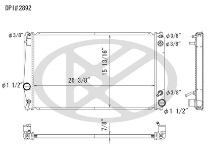 Koyorad OEM Replacement Radiator Toyota RAV4 3.5L V6 AT 06-11