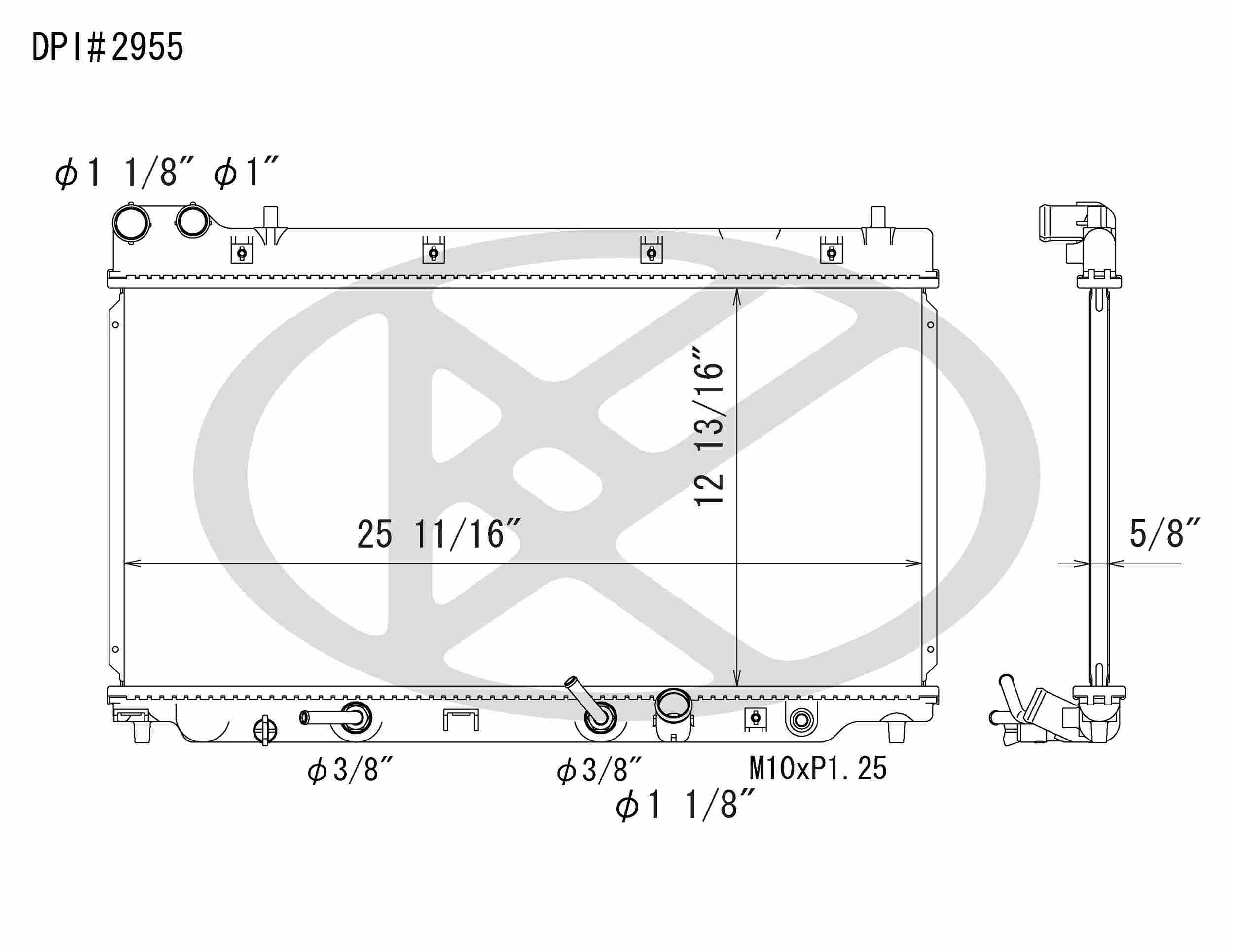 Koyorad OEM Replacement Radiator Honda Fit 1.5L I4 AT 07-08