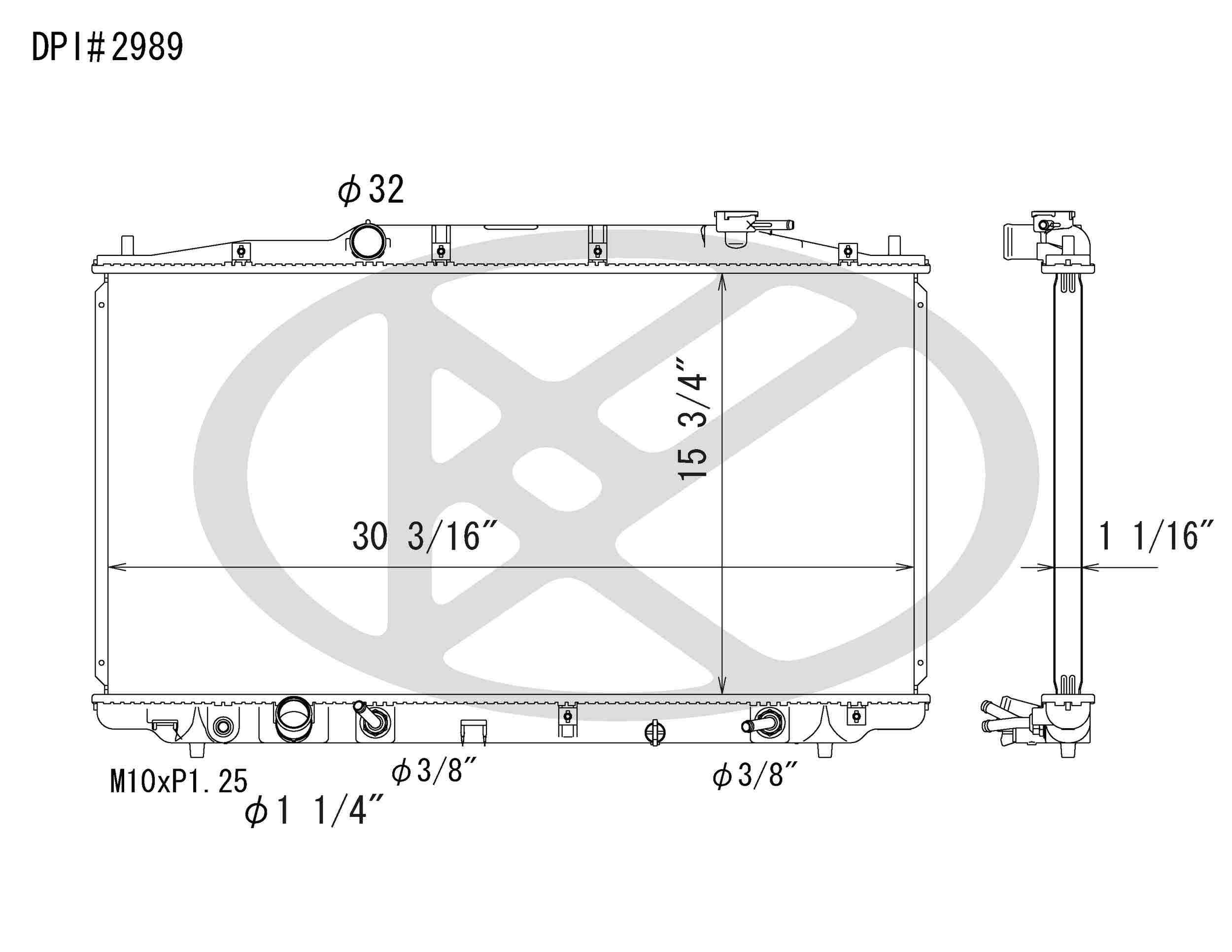 Koyorad OEM Replacement Radiator Acura TSX 3.5L V6 AT 10+