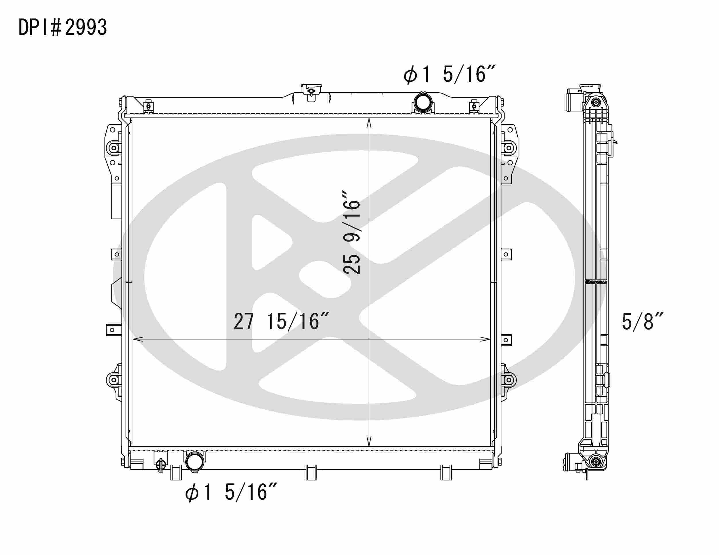 Koyorad OEM Replacement Radiator Toyota Tundra 4.0L V6 AT 07-09