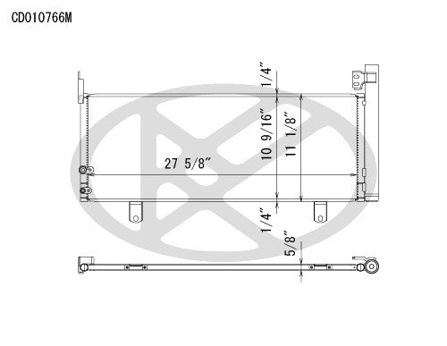Koyorad A/C Condenser CD010766